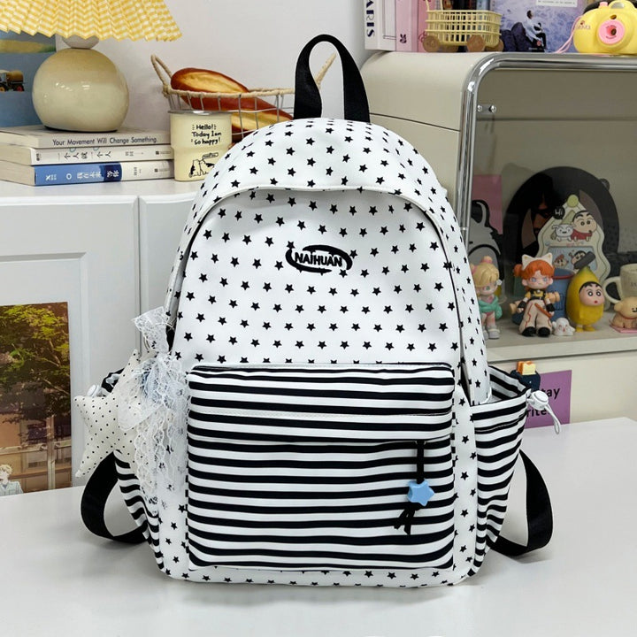 Stylischer Sternmuster Casual Rucksack Karnz