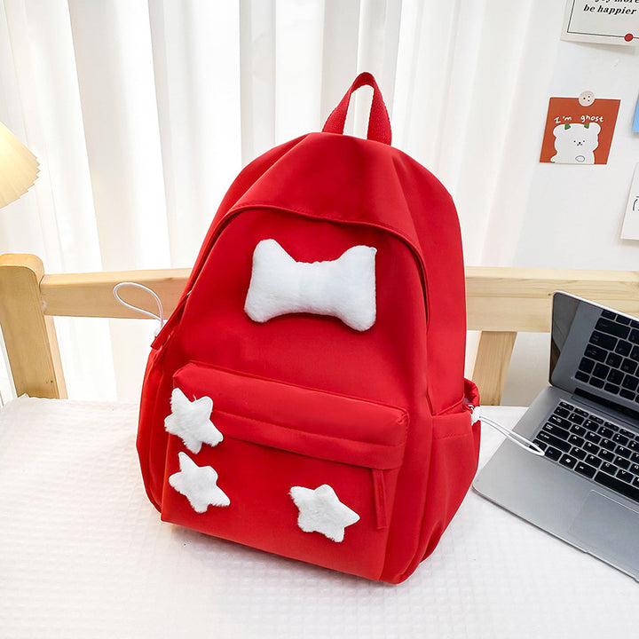 Verspielter Plüsch-Charakter-Rucksack