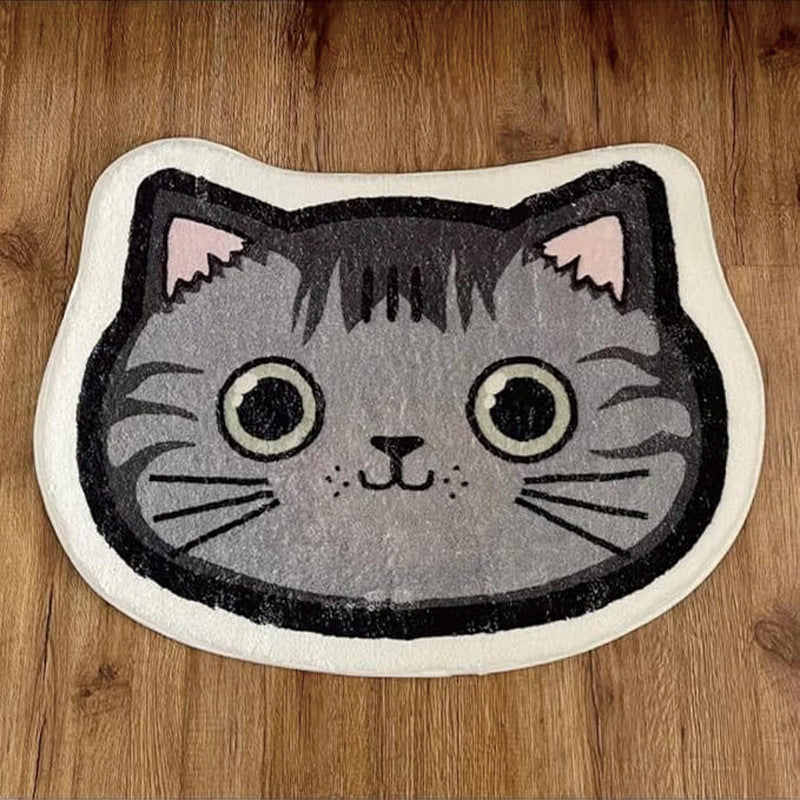 Katzenförmige Badematte