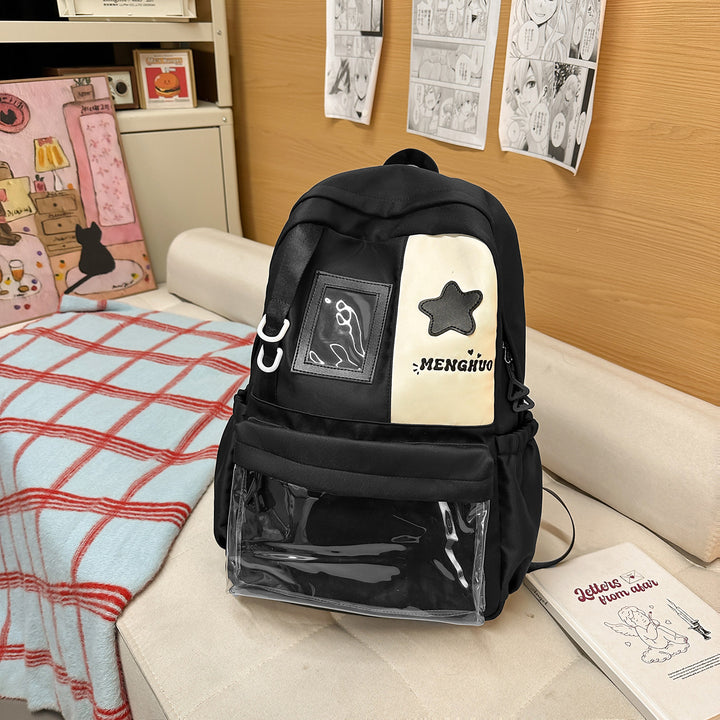Gemütlicher Plüsch-Rucksack mit Sternenverzierung Karnz