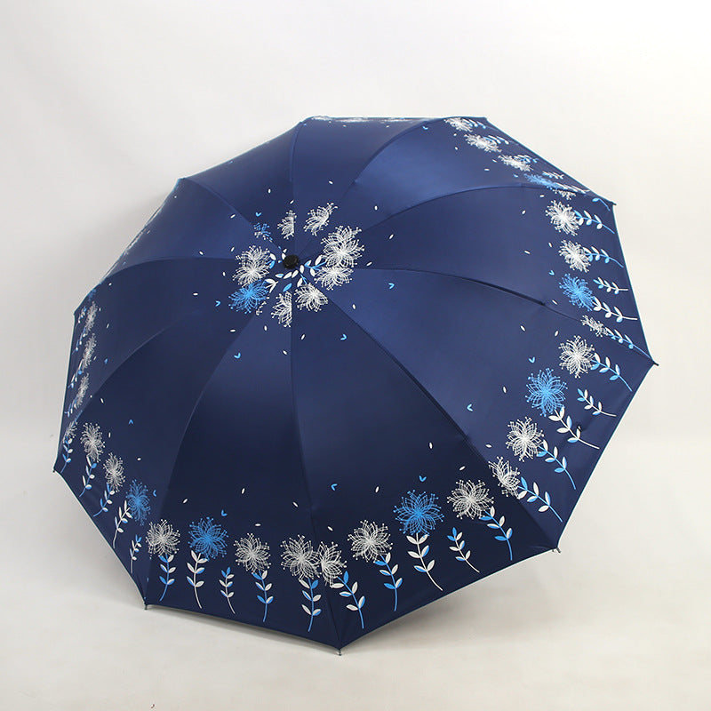 Damen Regenschirm mit floralem Design Karnz