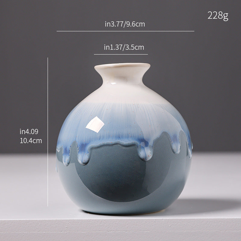 Künstlerische gesprenkelte Keramikvase Karnz