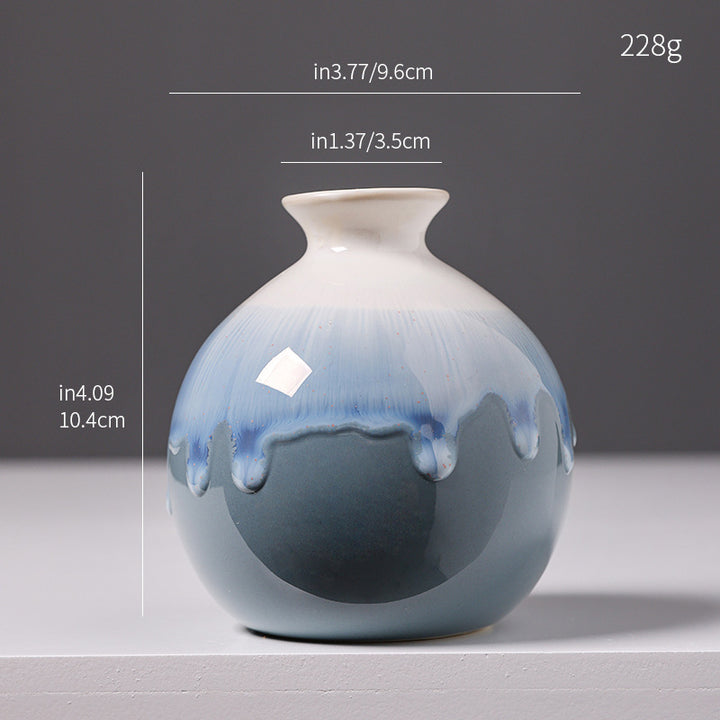 Künstlerische gesprenkelte Keramikvase Karnz