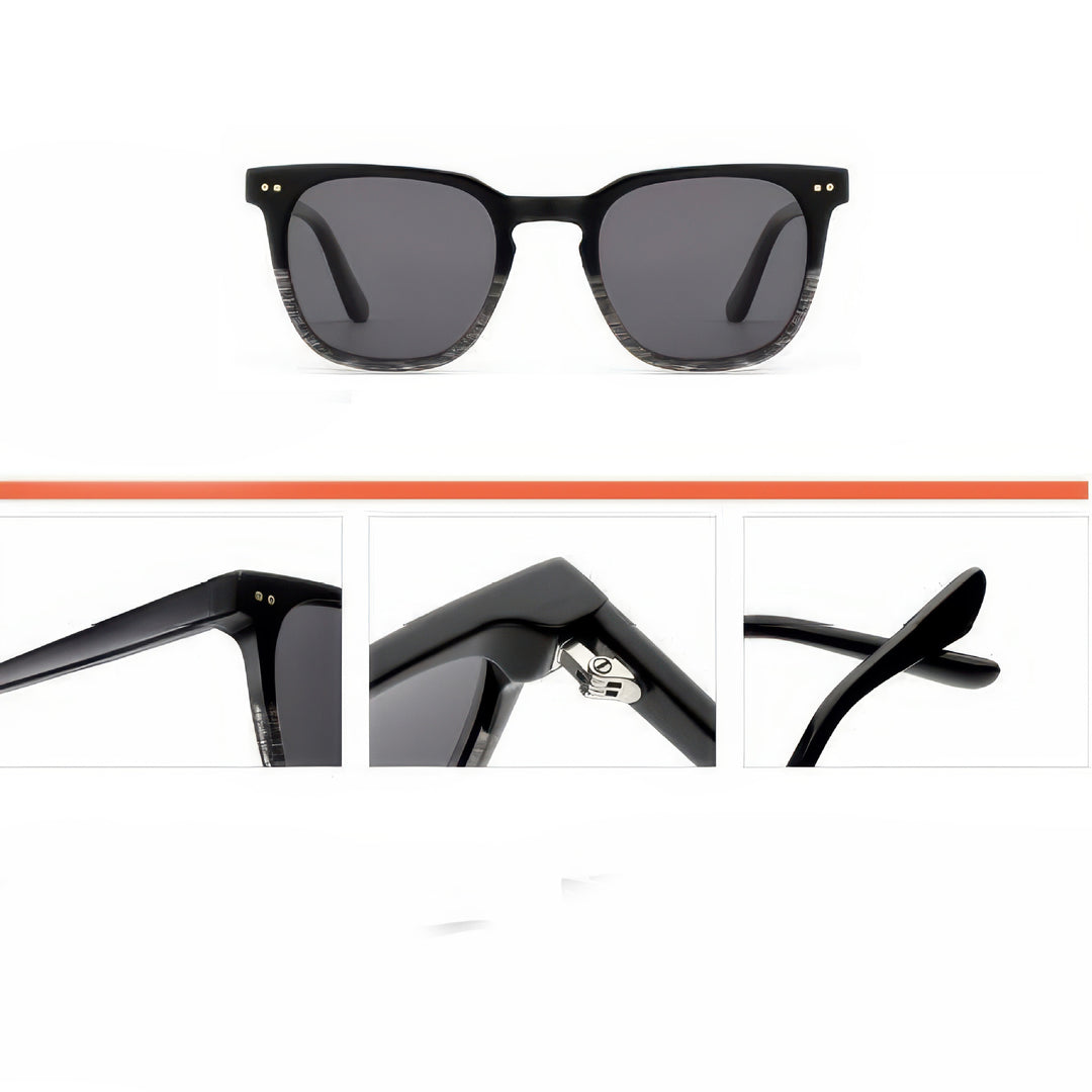 Damen Sonnenbrille im modernen, eleganten Design mit hochwertigem Kunststoffrahmen Karnz