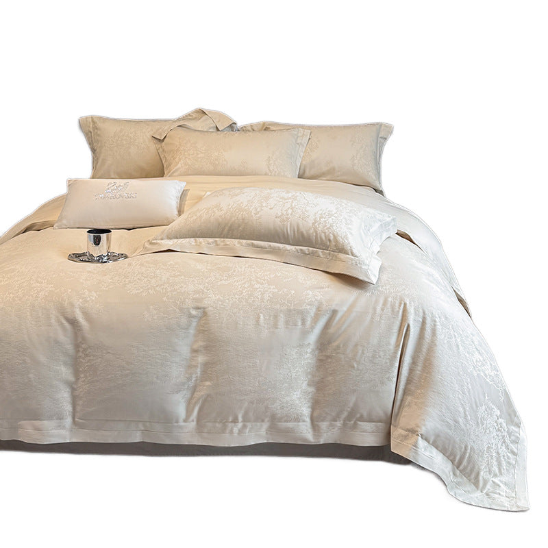 Elegantes Satin-Bettwäsche-Set