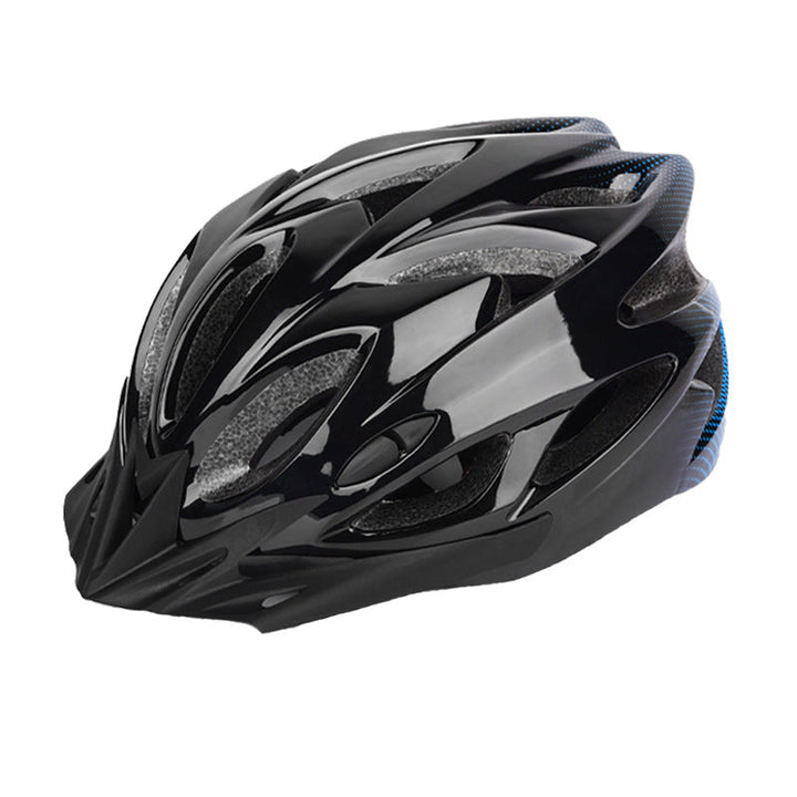 verstellbarer belüfteter Straßen- und Mountainbike-Helm mit Visier und hinten einstellbarem Fit Karnz