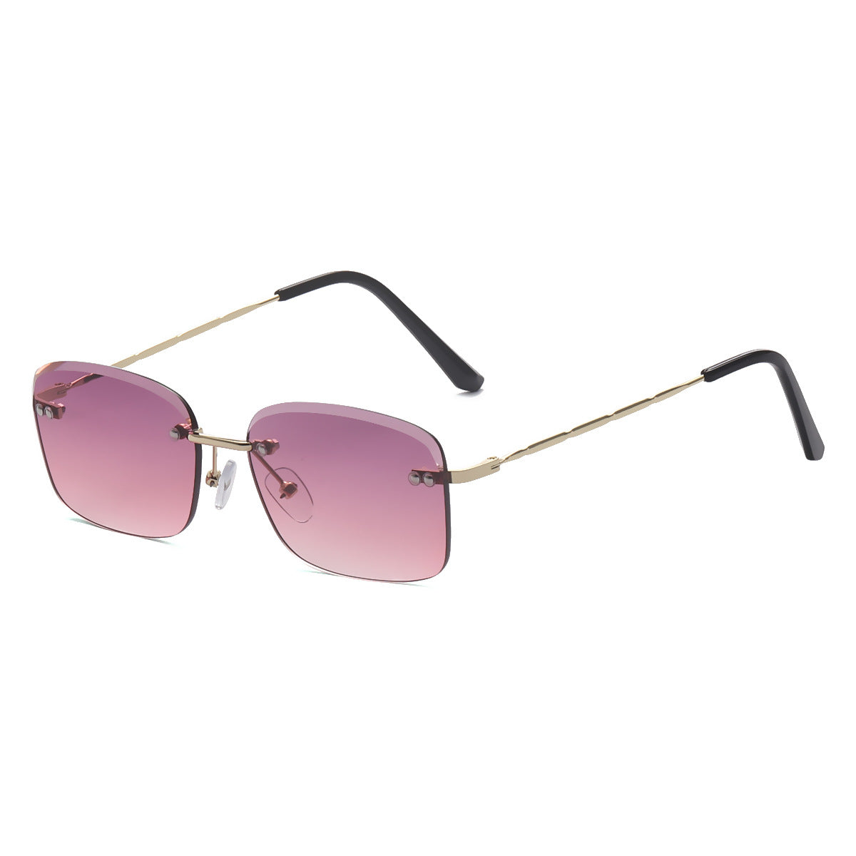 Damen quadratische Sonnenbrille mit polarisierenden Gläsern und elegantem Metallrahmen Karnz