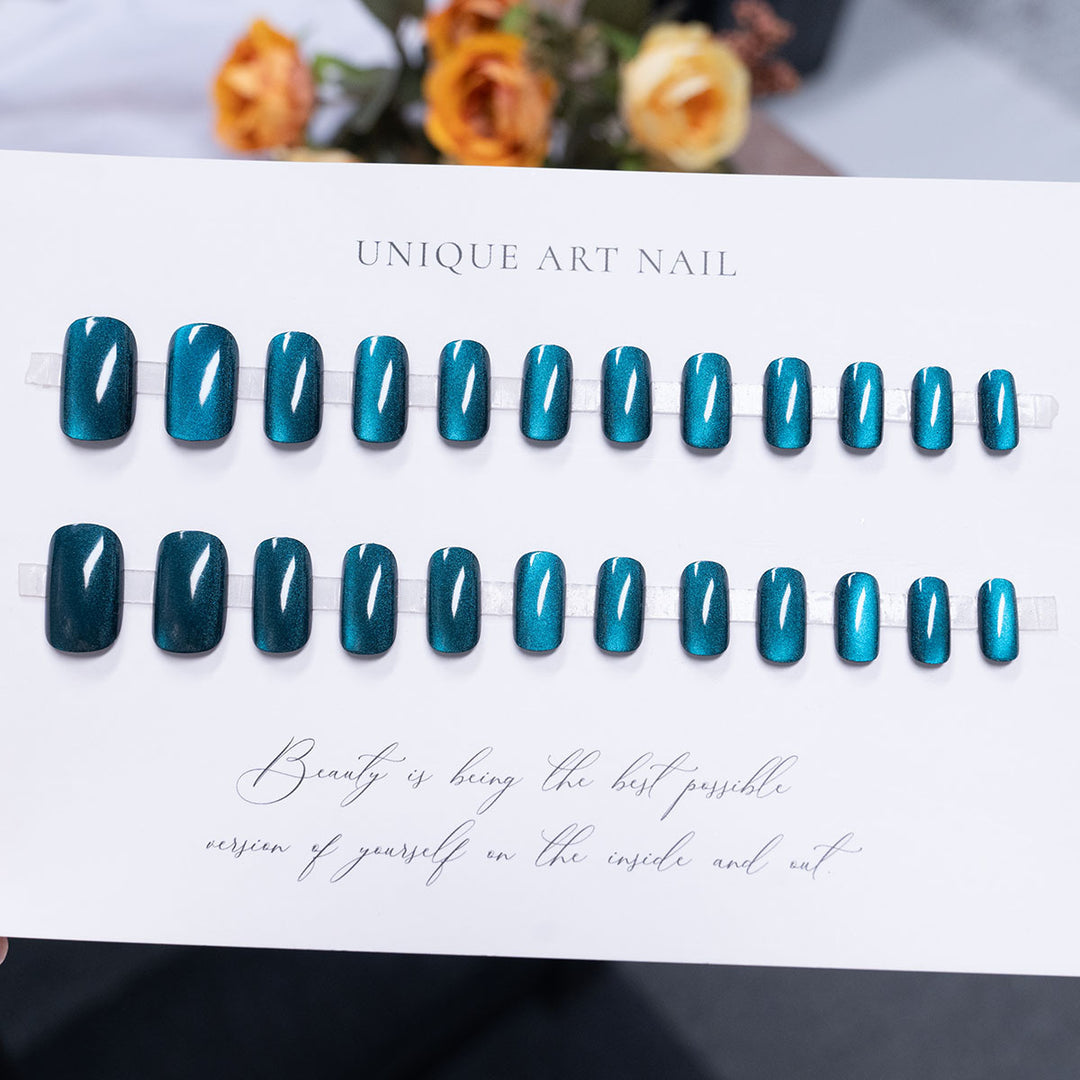 Glänzendes Press-On Nagelset