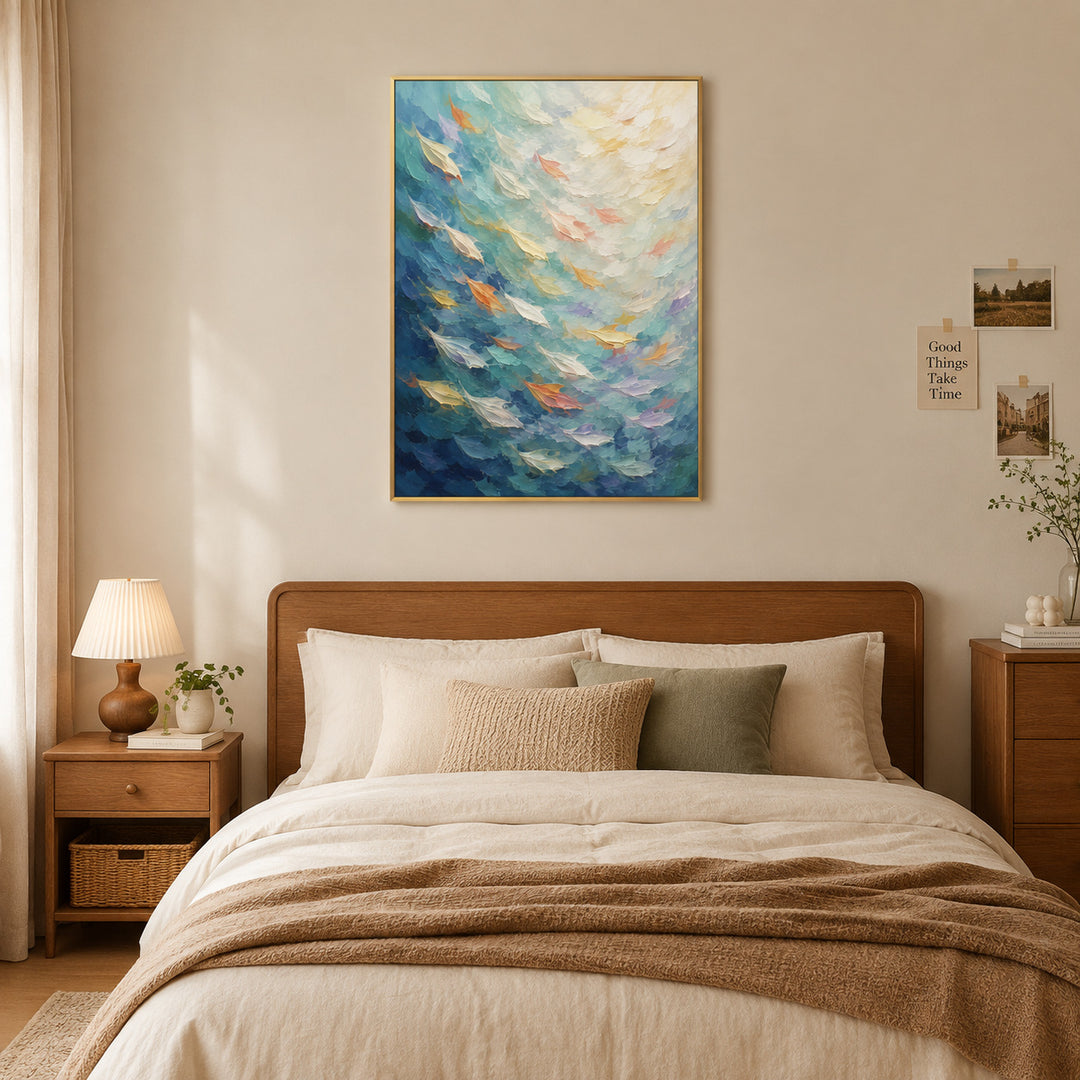 Abstrakte expressionistische Leinwand Wandkunst Dekor