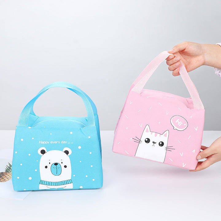 Süße Bärenprint isolierte Lunch-Tasche Karnz
