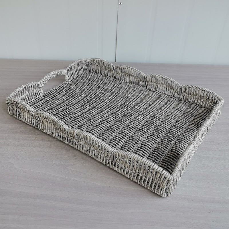 Elegante gewebte Servierplatte Karnz