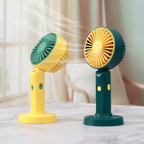 Unisex Tragbarer Tischventilator mit Aufladestation Karnz