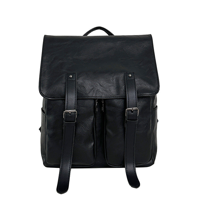 Vintage Leder Zugband Rucksack Karnz