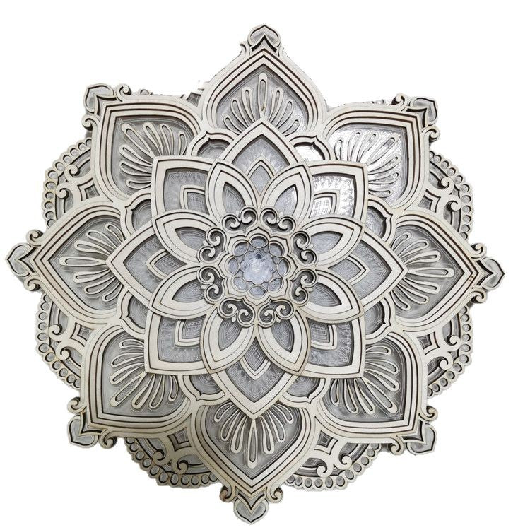 Aufwendige Mandala Wanddekoration