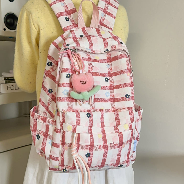 Blumenmuster Alltags-Rucksack Karnz