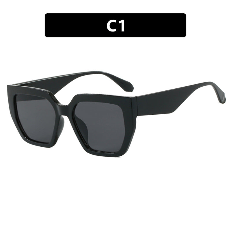 Damen geometrische Brille im modischen Schildkrötenmuster Karnz