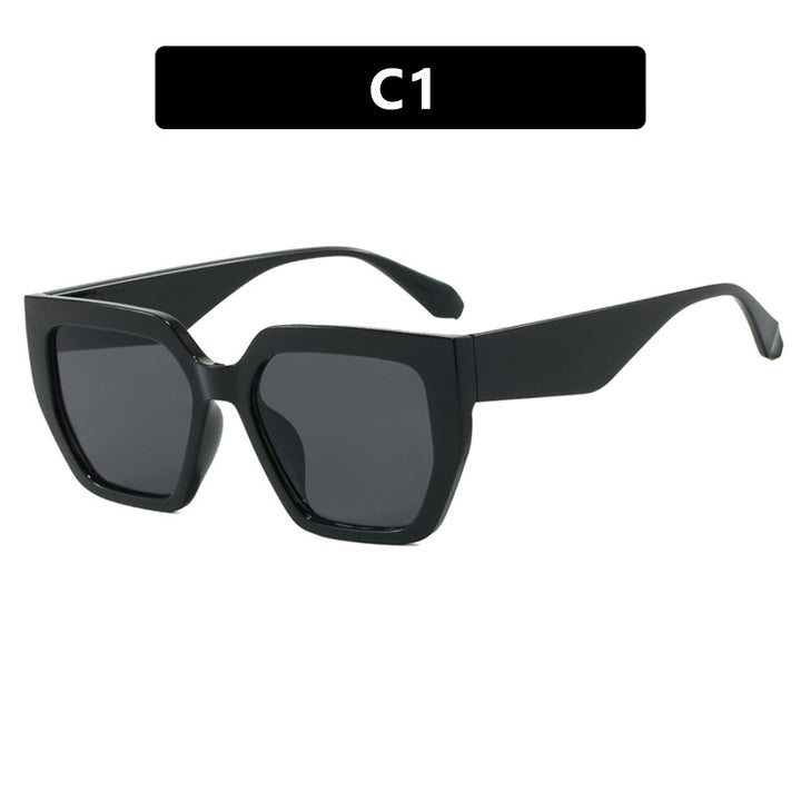 Damen geometrische Brille im modischen Schildkrötenmuster Karnz
