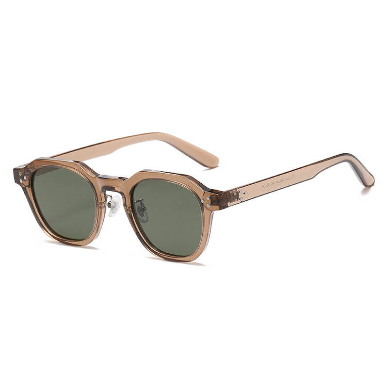 Stylische Hexagon Sonnenbrille