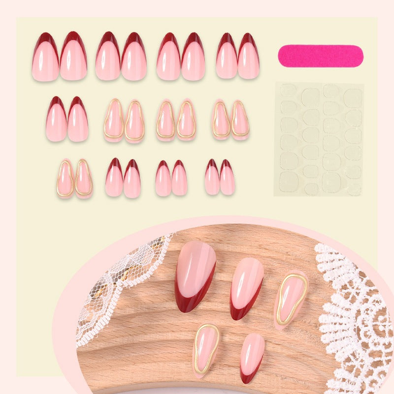 Kunstnagelset mit stilvollen Designs Karnz