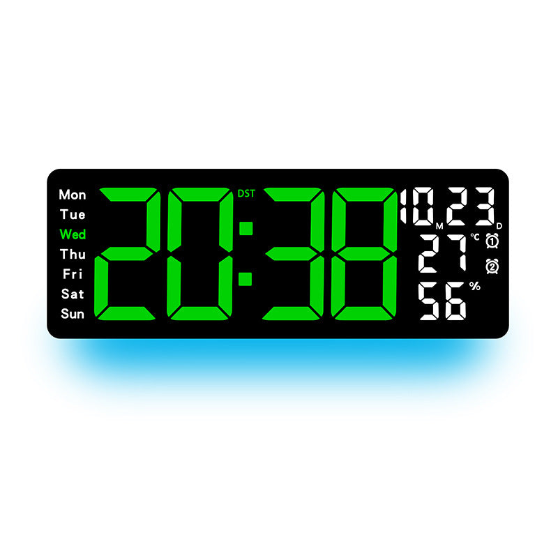 Digitaler Multifunktionswecker mit farbiger LED-Anzeige Karnz