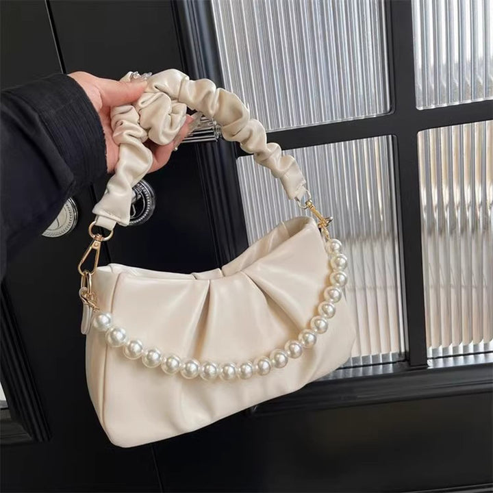 Elegante Perlenakzent Sling-Tasche Karnz