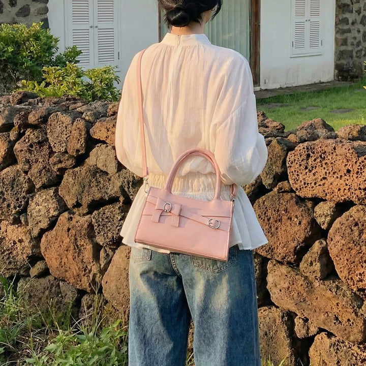 WoChic Strukturiere Mini-Handtasche Karnz