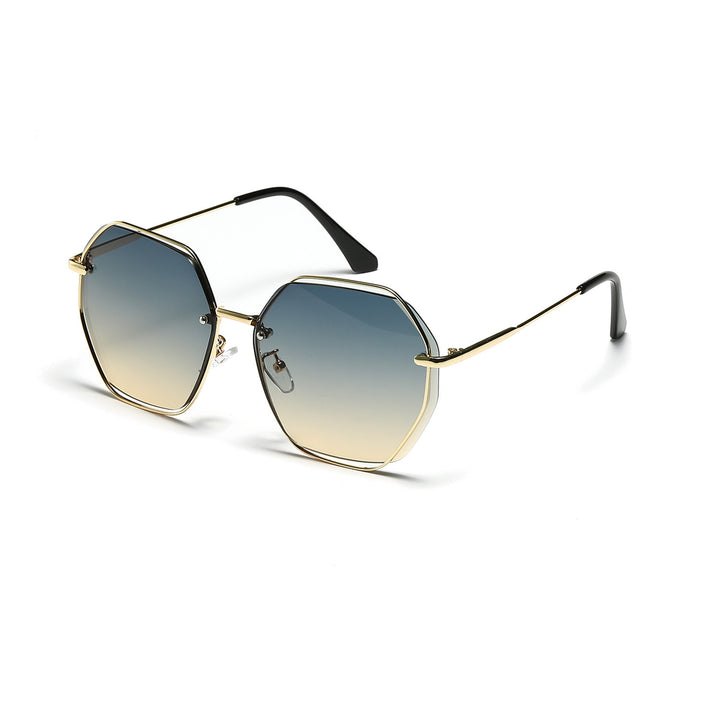 Damen modische achteckige Sonnenbrille mit elegantem Rahmen Karnz