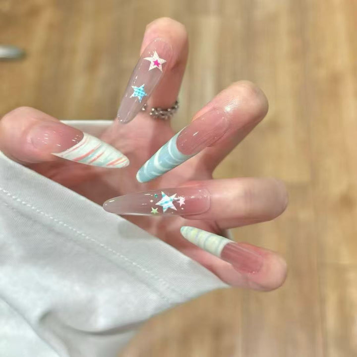 Stiletto Press-On Nagelverlängerungen Karnz
