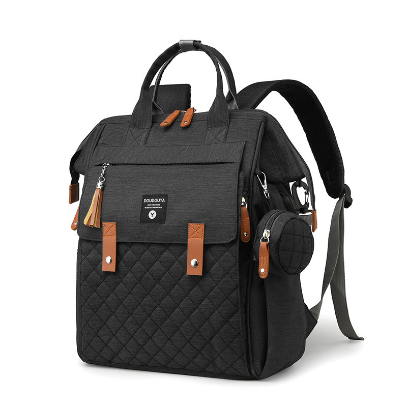 Multifunktionaler gesteppten Windelrucksack Karnz