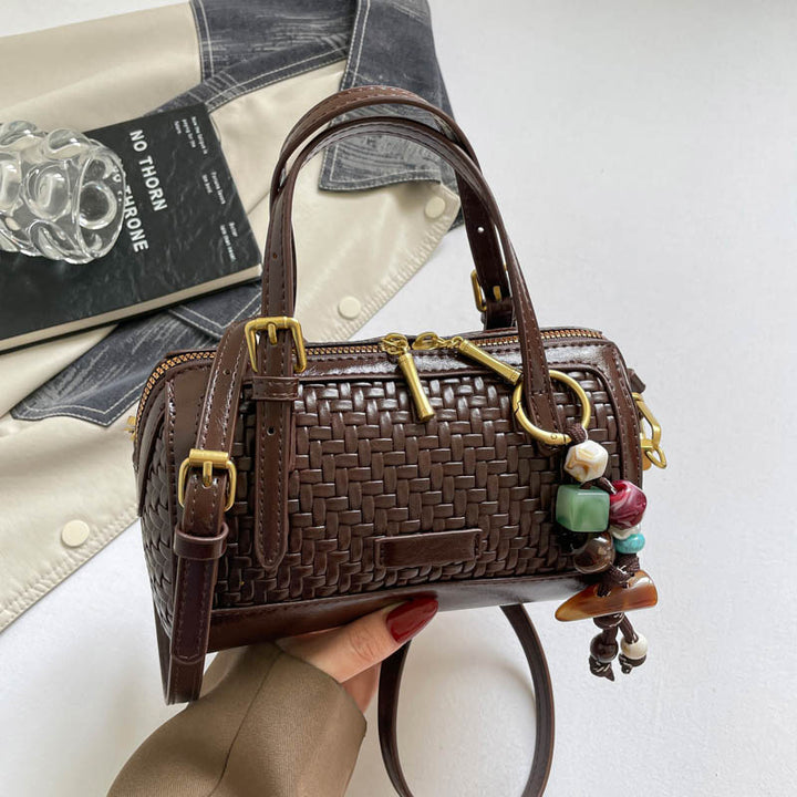 ven Leder Mini Handtasche Karnz
