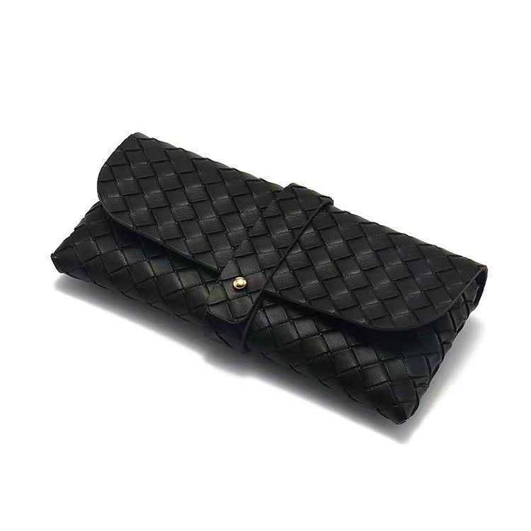 Gewebte Leder-Clutch Karnz