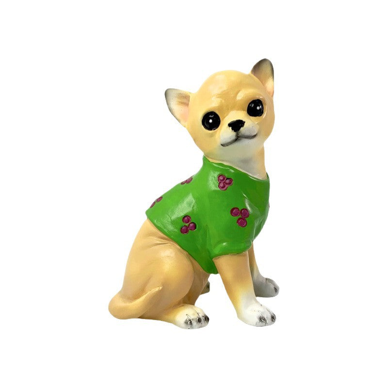Dekorative Schlafende Bulldogge Figur Karnz
