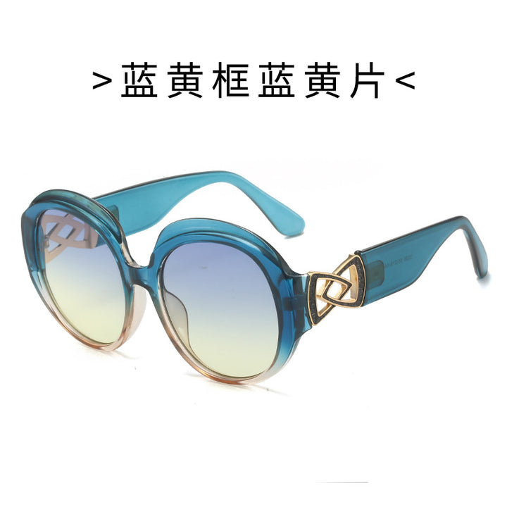 Damen Designer-Sonnenbrille mit luxuriösen Verzierungen Karnz