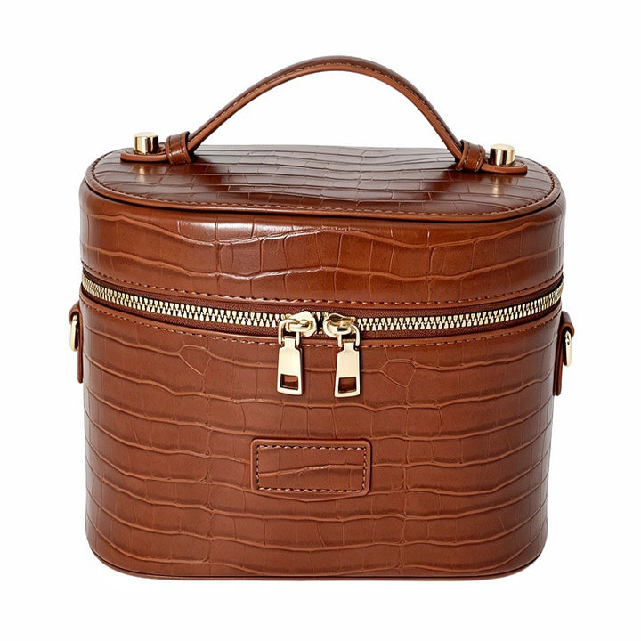 Kosmetiktasche Im Eleganten Krokodil-Look Von Karnz