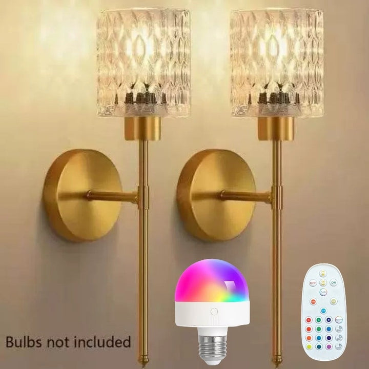 Moderne Kristallglas Wandleuchte