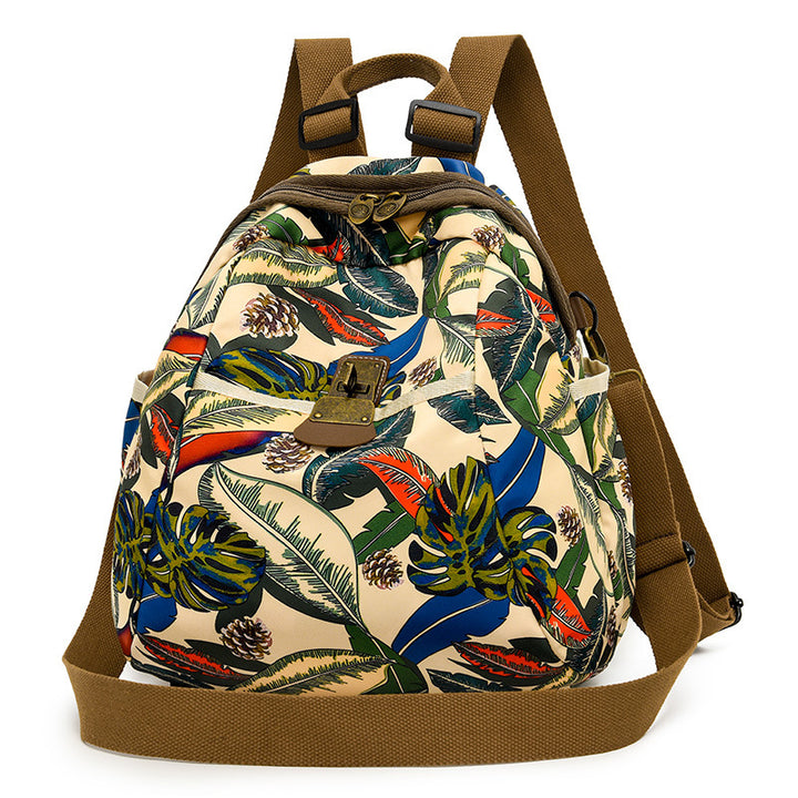 Trendiger Grafikdruck-Rucksack Karnz
