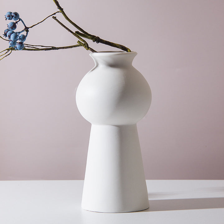 Künstlerische Keramikblumenvase
