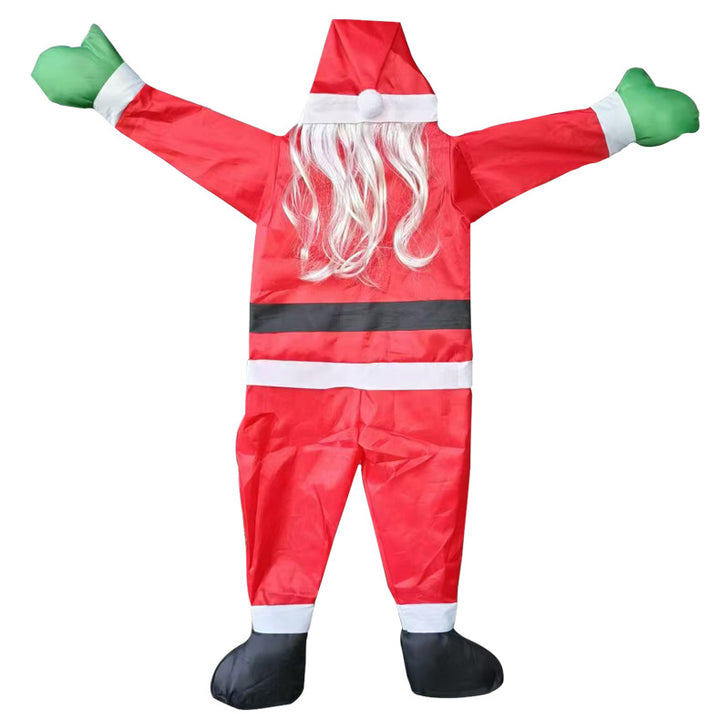 Aufblasbare Weihnachtsmannkostüm