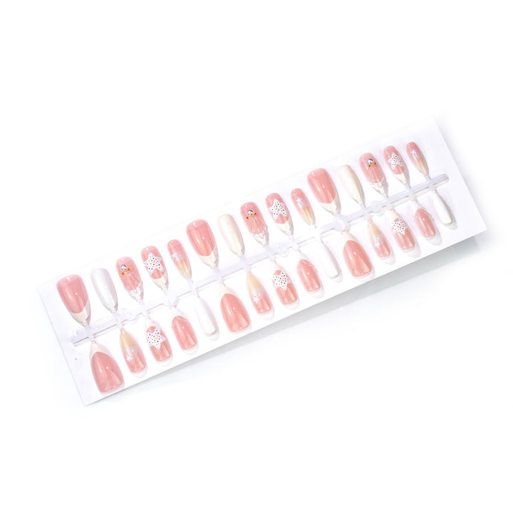 Premium Dekorative Press-On Nagelkunst Set
