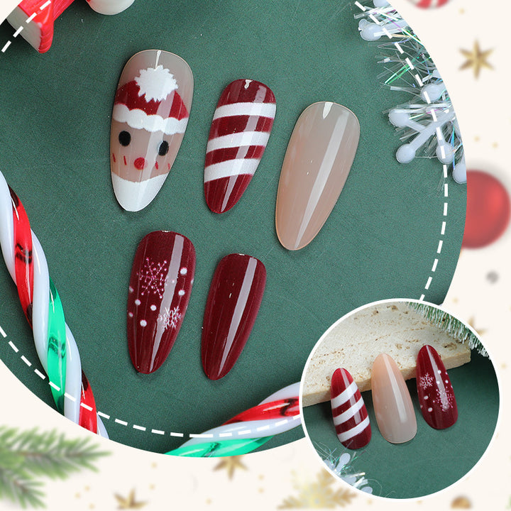 Festliches saisonales Nail Art Set