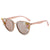 Damen Glamouröse Cat-Eye Sonnenbrille mit floralen Verzierungen Karnz
