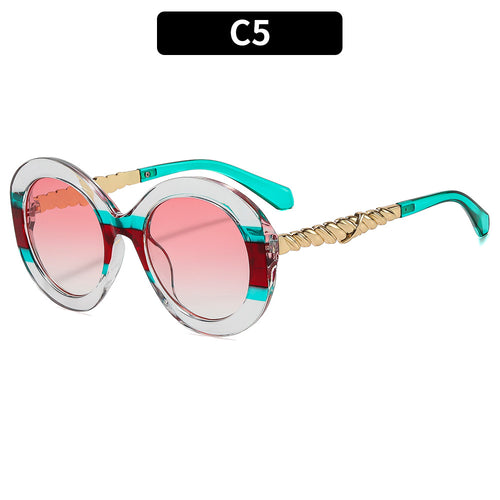 Statement Circle Frame Sonnenbrillen