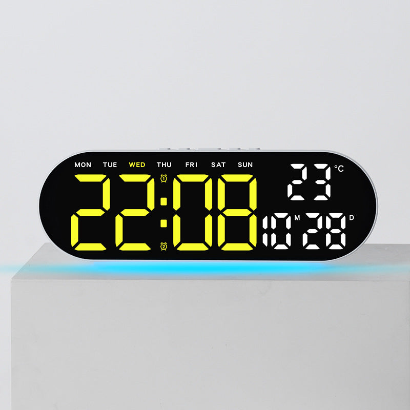 Digitaler Wecker mit Multifunktionalem Led-Display und Integrierter Thermometerfunktion Karnz