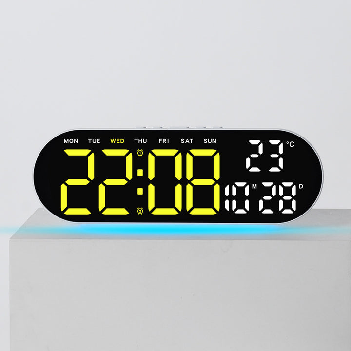 Digitaler Wecker mit Multifunktionalem Led-Display und Integrierter Thermometerfunktion Karnz