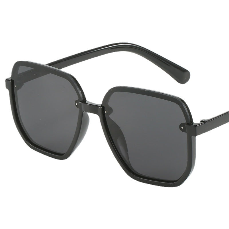 Damen geometrische Sonnenbrille im modernen Design Karnz