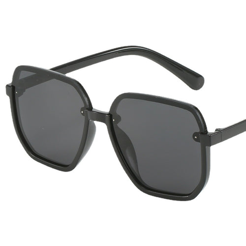 Damen geometrische Sonnenbrille im modernen Design Karnz