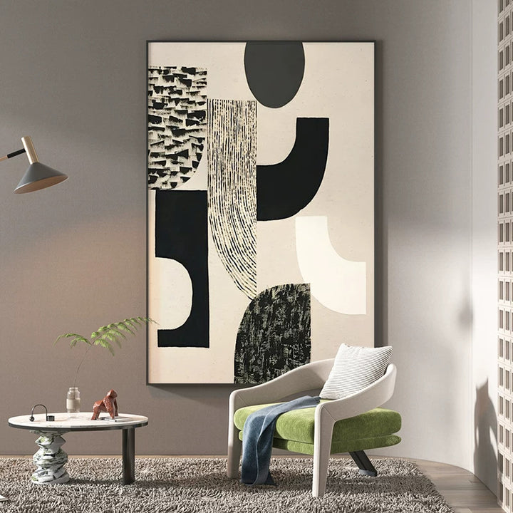 Abstrakte Geometrische Wandkunst Leinwand
