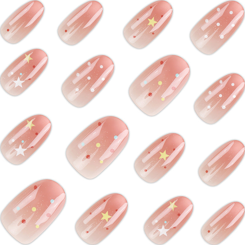 Dekoratives Press-On Nagelkunst Set Karnz