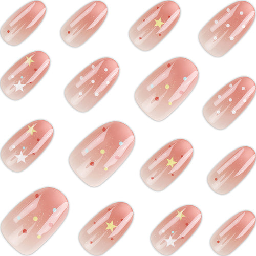 Dekoratives Press-On Nagelkunst Set Karnz