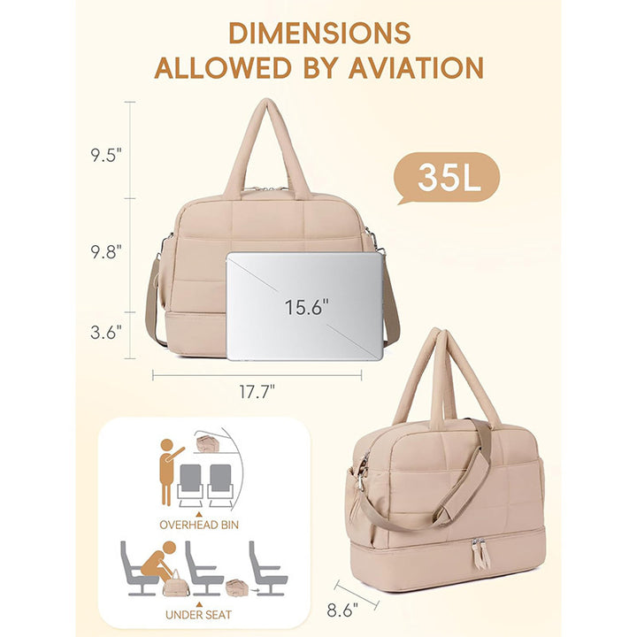 Multifunktionale Reisetasche mit Gepolstertem Innenraum Karnz